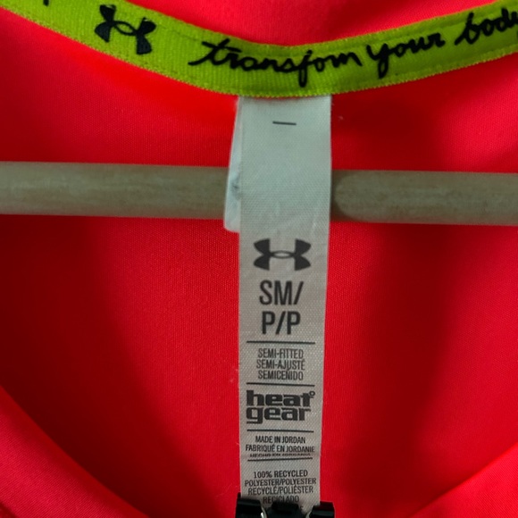 Under Armour Heat Gear Short Sleeve Shirt - Sz S - Picture 5 of 11